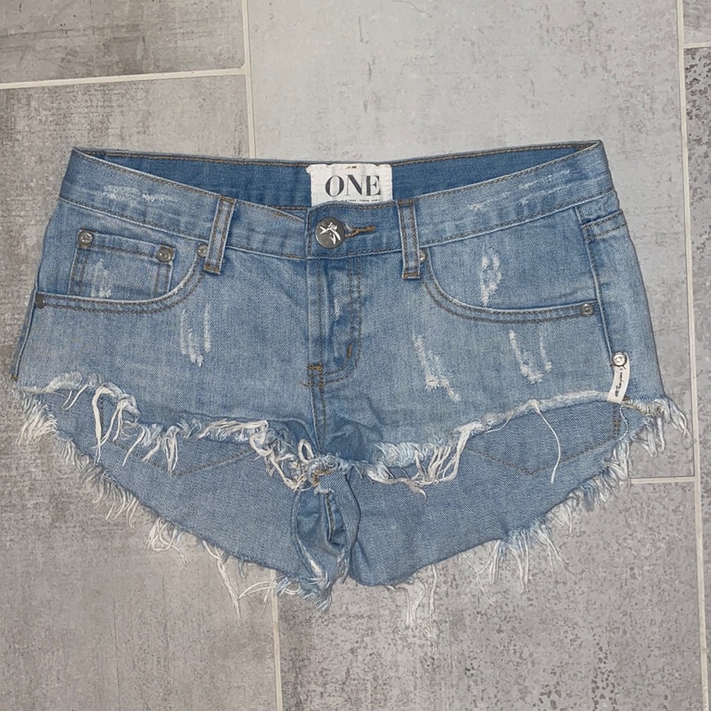 One Teaspoon Jean Shorts